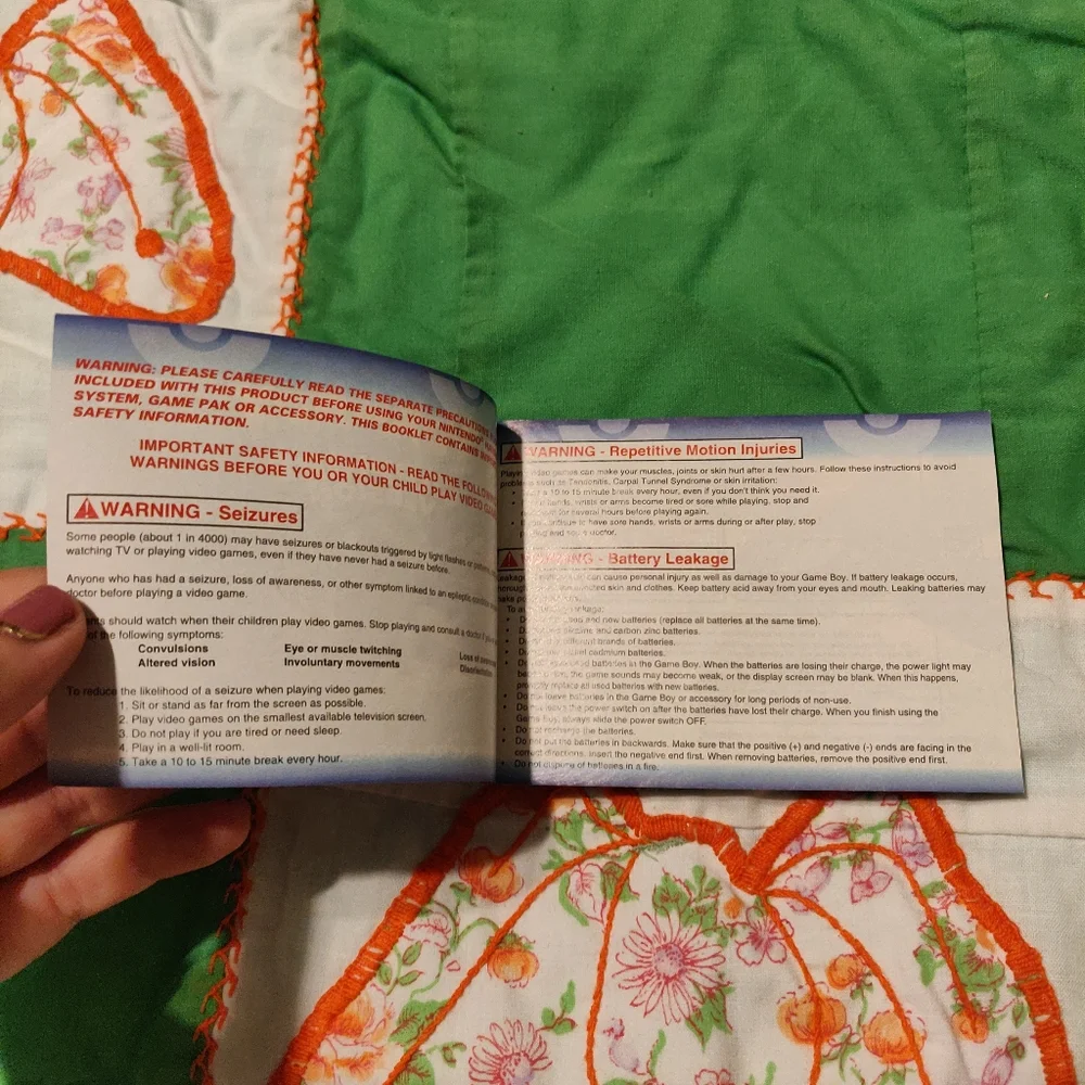 Pokemon Sapphire Instruction Guide